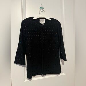 Sideffect’s Black Sequin Cardigan size S